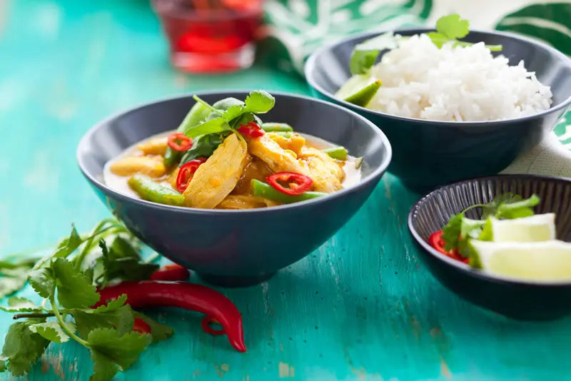 Thai Green Curry Soup with Chicken