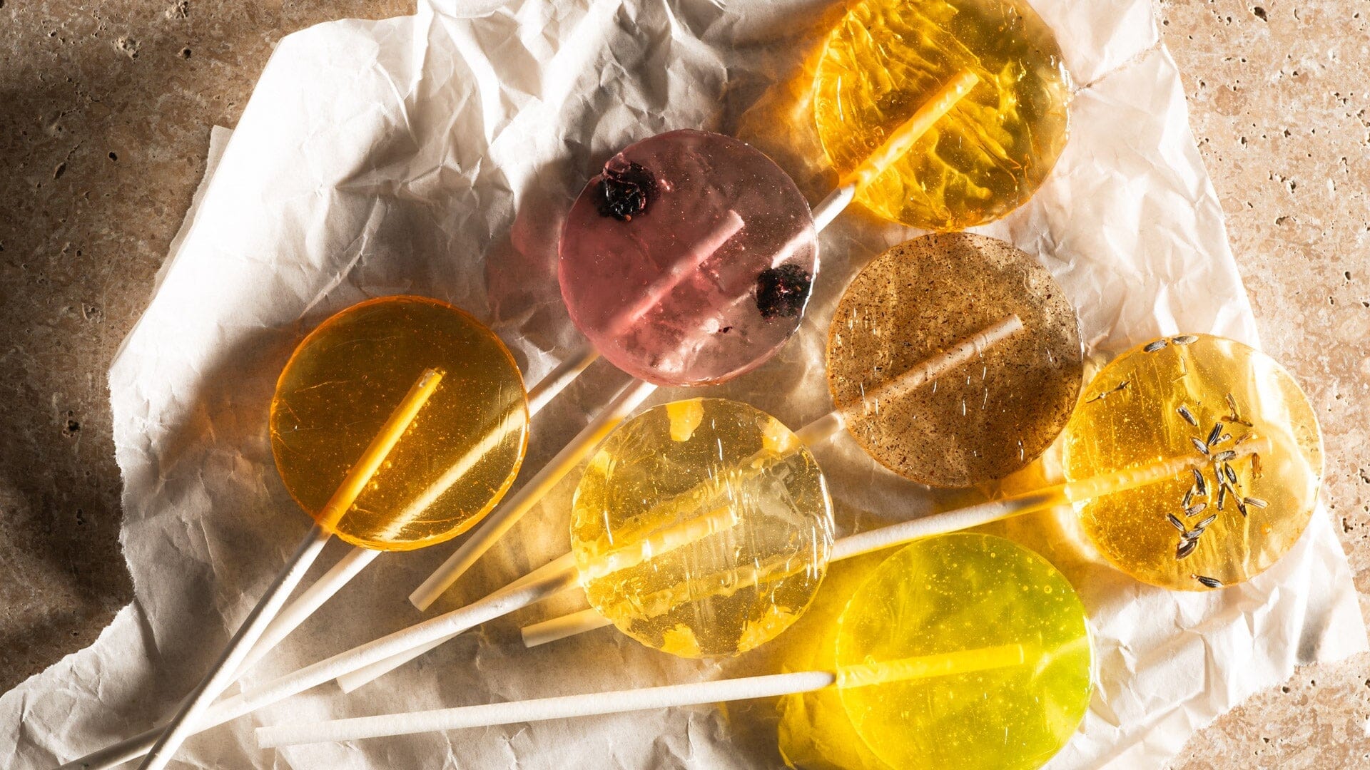 Bee Inspired Honey Lollipops