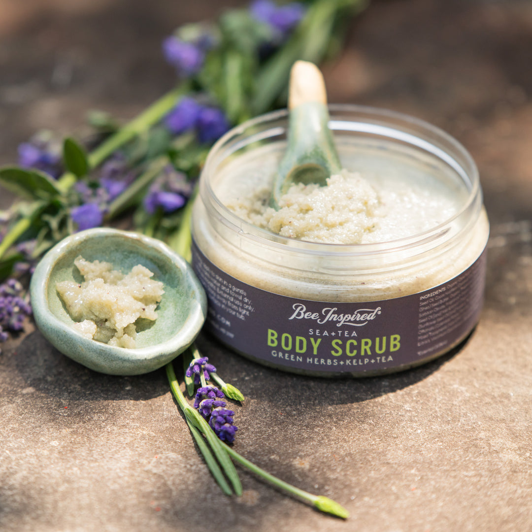 Sea+Tea body scrub with lavender 