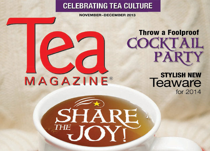 Cover of Tea magazine with a cup of tea 