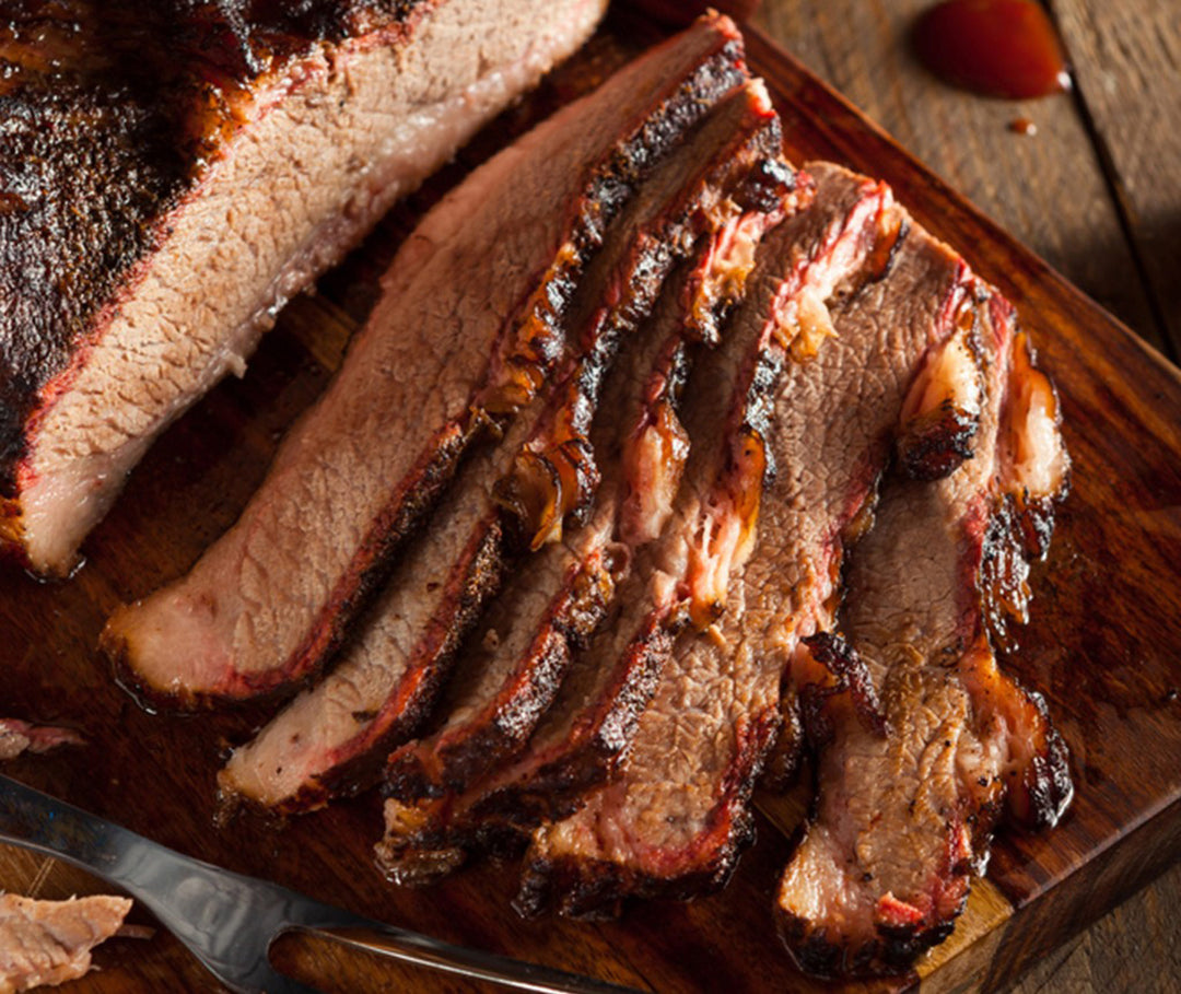 honey smoked brisket with buckwheat honey