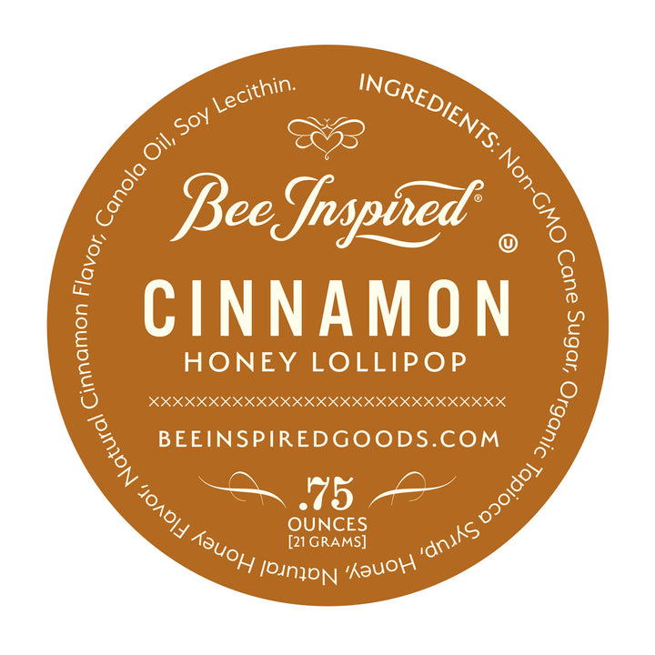 cinnamon lollipop label