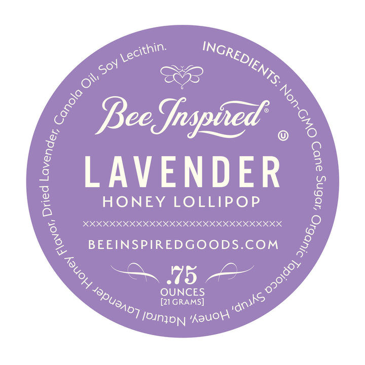 lavender lollipop label