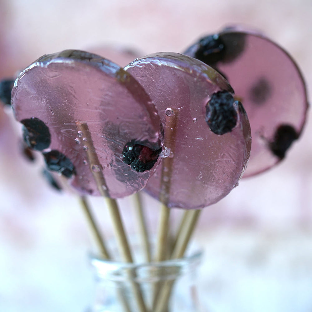 blueberry lollipop bouquet from bee inspired honey retail store in owings mills