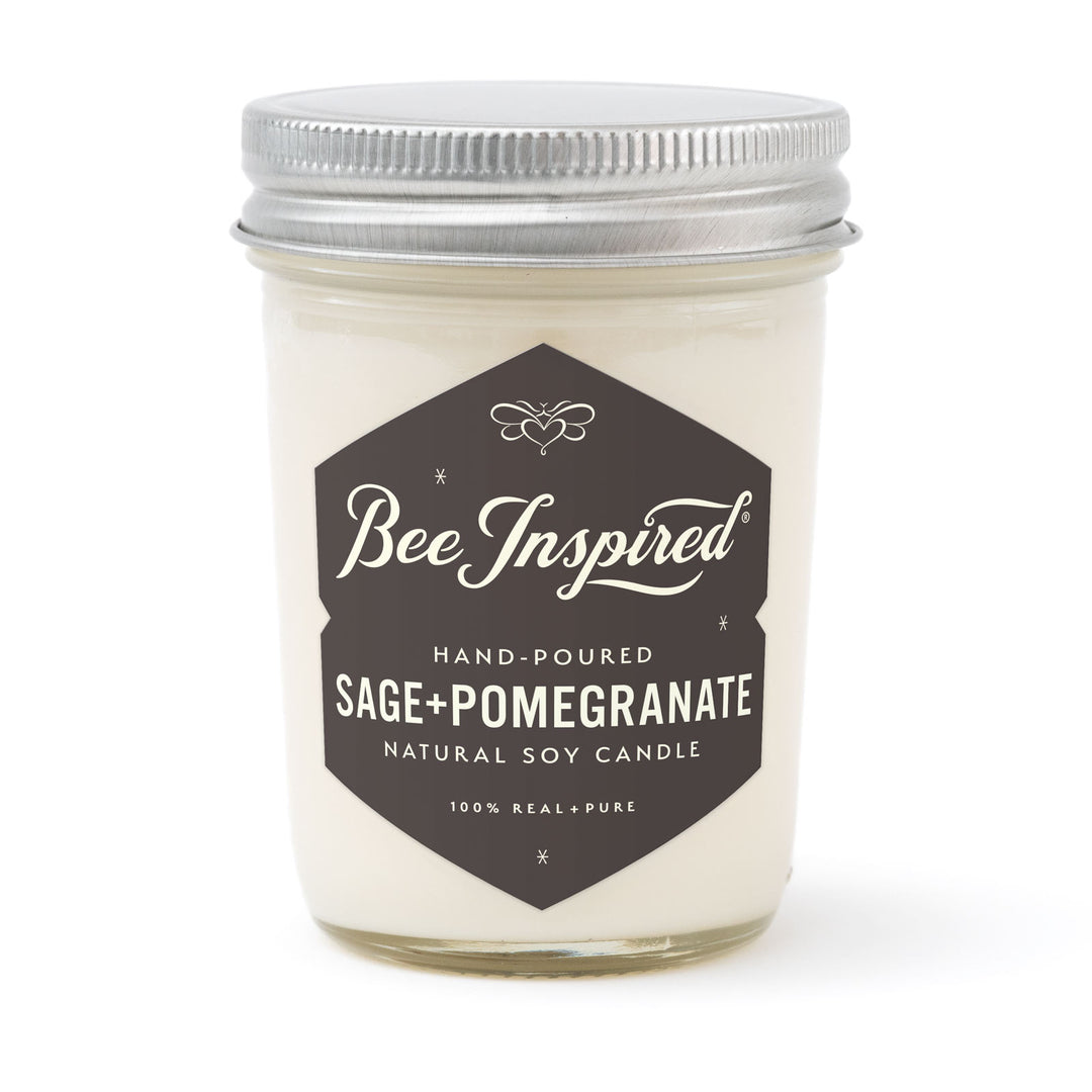 Sage+Pomegranate jelly jar candle on white 